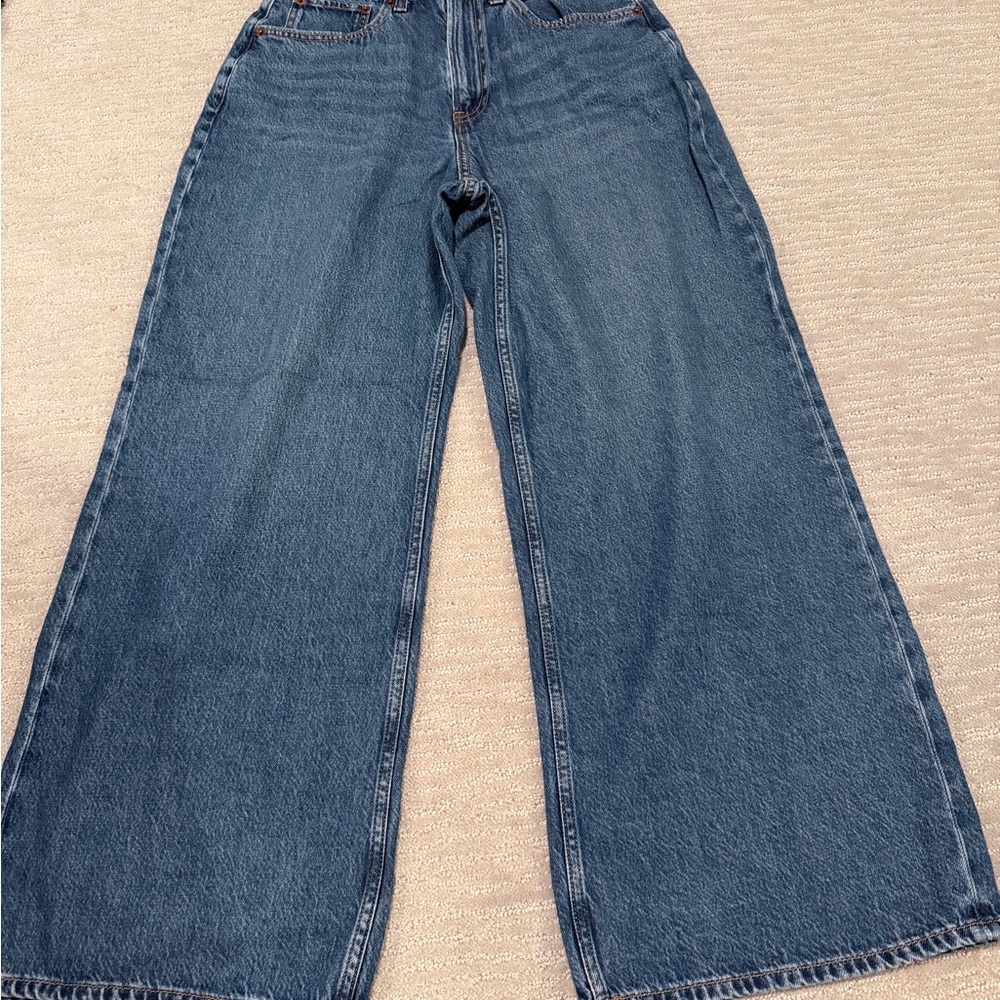 Abercrombie & Fitch Dark Blue Flare Jeans